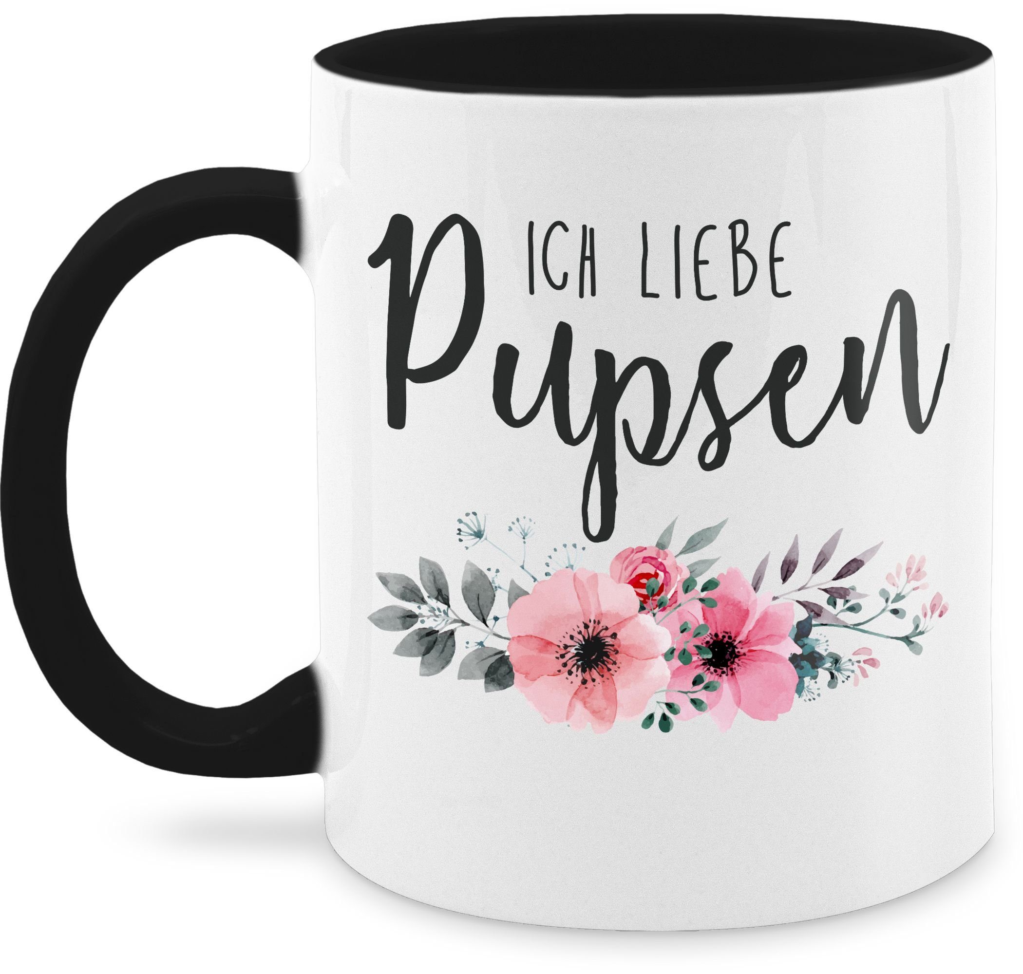Shirtracer Tasse Ich liebe pupsen Furz Fürze Sprüche Lustiges Pups